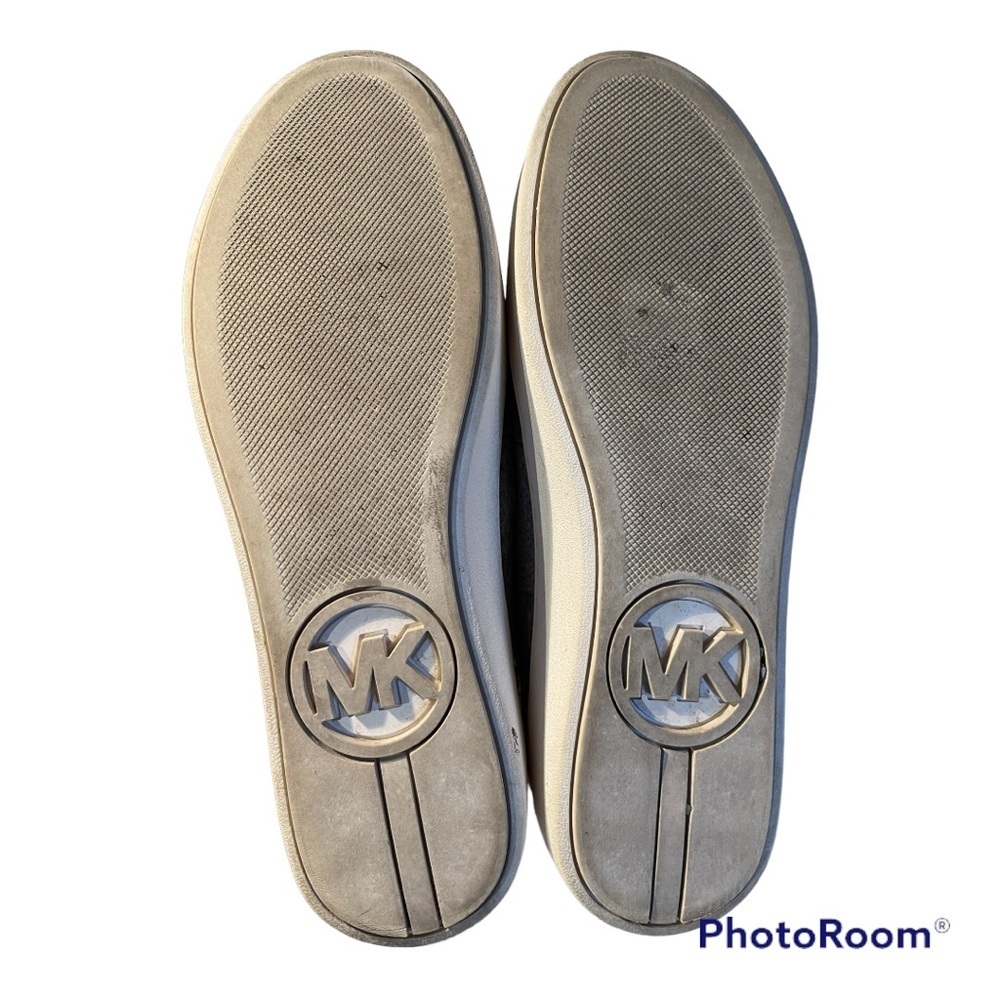MICHAEL Michael Kors | Grey Felt and Leather Slip-On Loafers Style Runners - Picture 5 of 7
